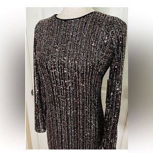 NWT Eliza J Sequin Dress